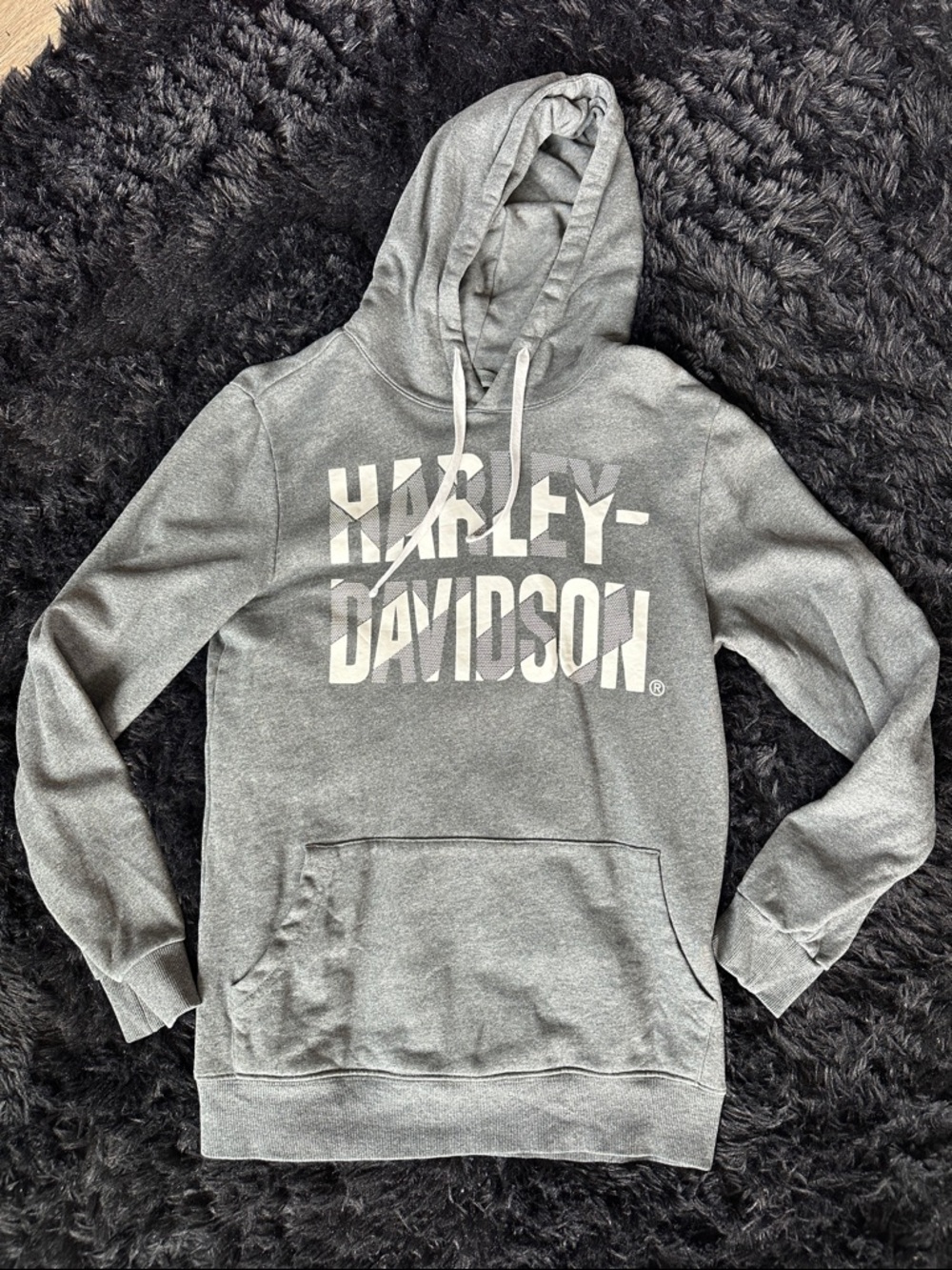 Harley-Davidson Gray Pullover Hoodie
